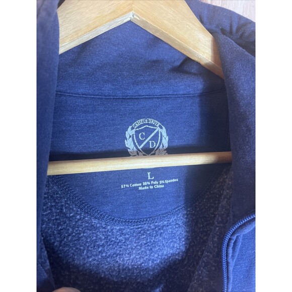 Campus Drive Arizona Wildcats Zip Hoodie Sweatshirt Women Large Blue Embroidered - Picture 2 of 7